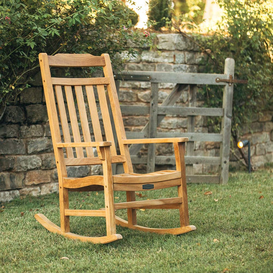Grade A Teak Rocking Chair view 2