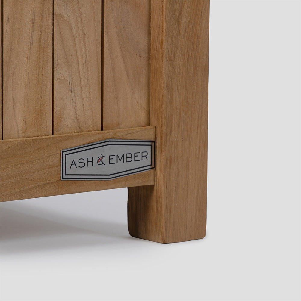 Grade A Teak Square Planter Box | Medium - view 5