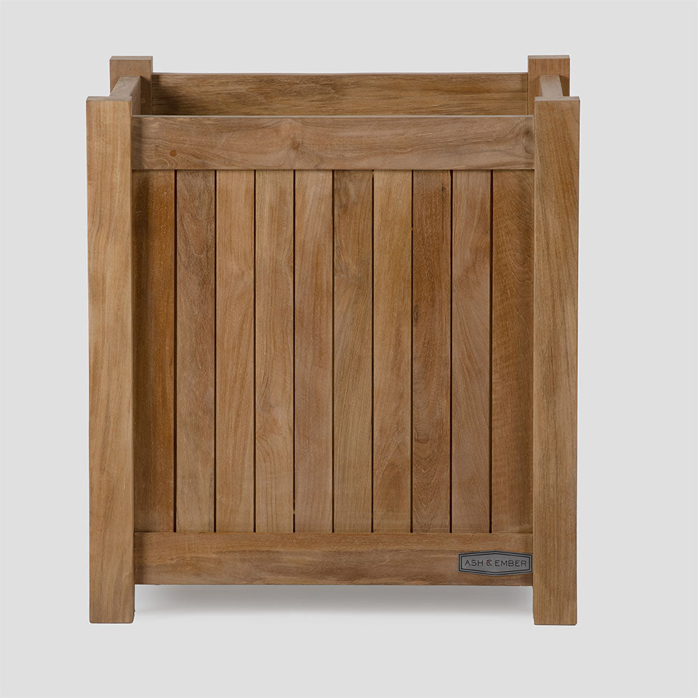 Grade A Teak Square Planter Box | Large