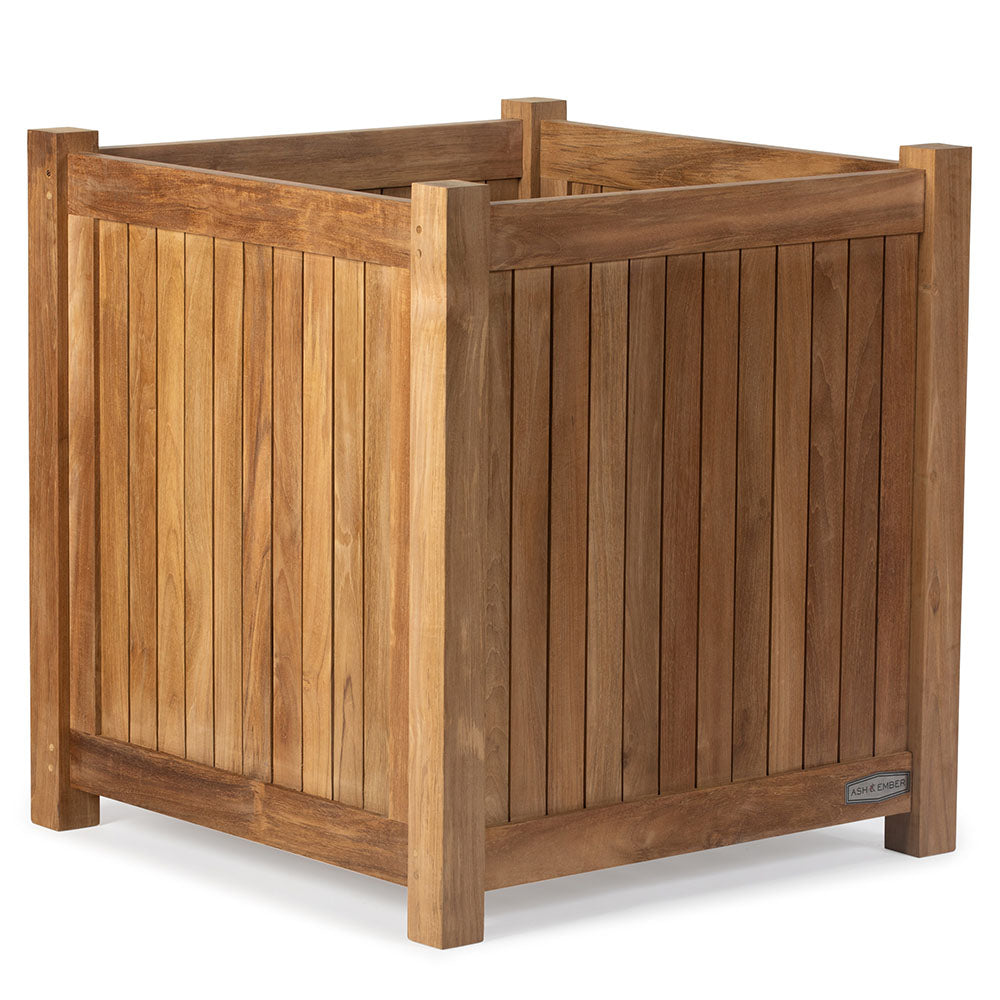 Grade A Teak Square Planter Box | X-Large