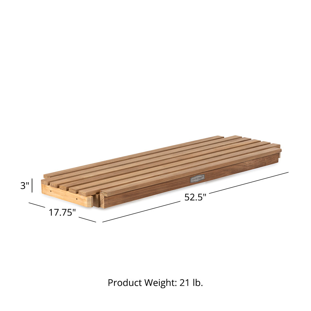 Grade A Teak Connecting Bench - view 7