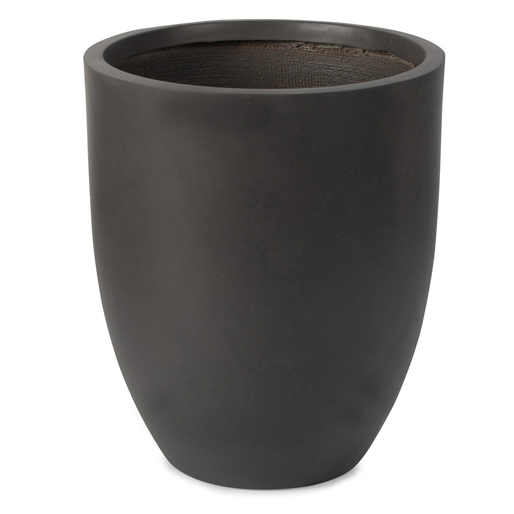Onyx Laurel Planters | Charcoal / 22in