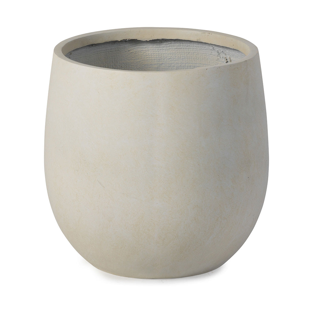 Onyx Hardy Planters | Satin Ivory / 17in