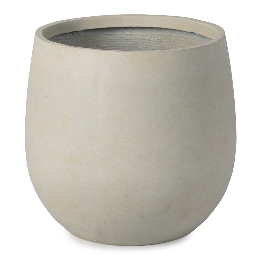Onyx Hardy Planters | Satin Ivory / 21.5in