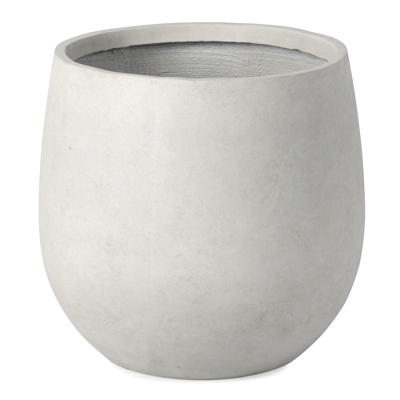 Onyx Hardy Planters | Satin Ivory / 21.5in