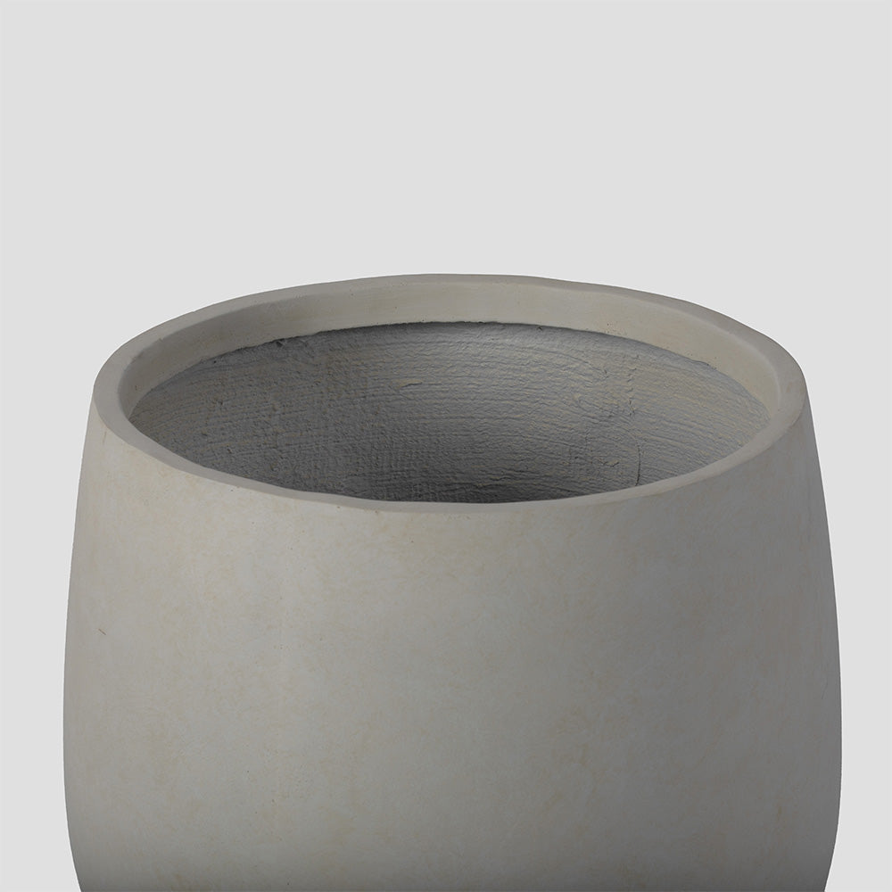 Onyx Hardy Planters | Satin Ivory / 21.5in - view 19