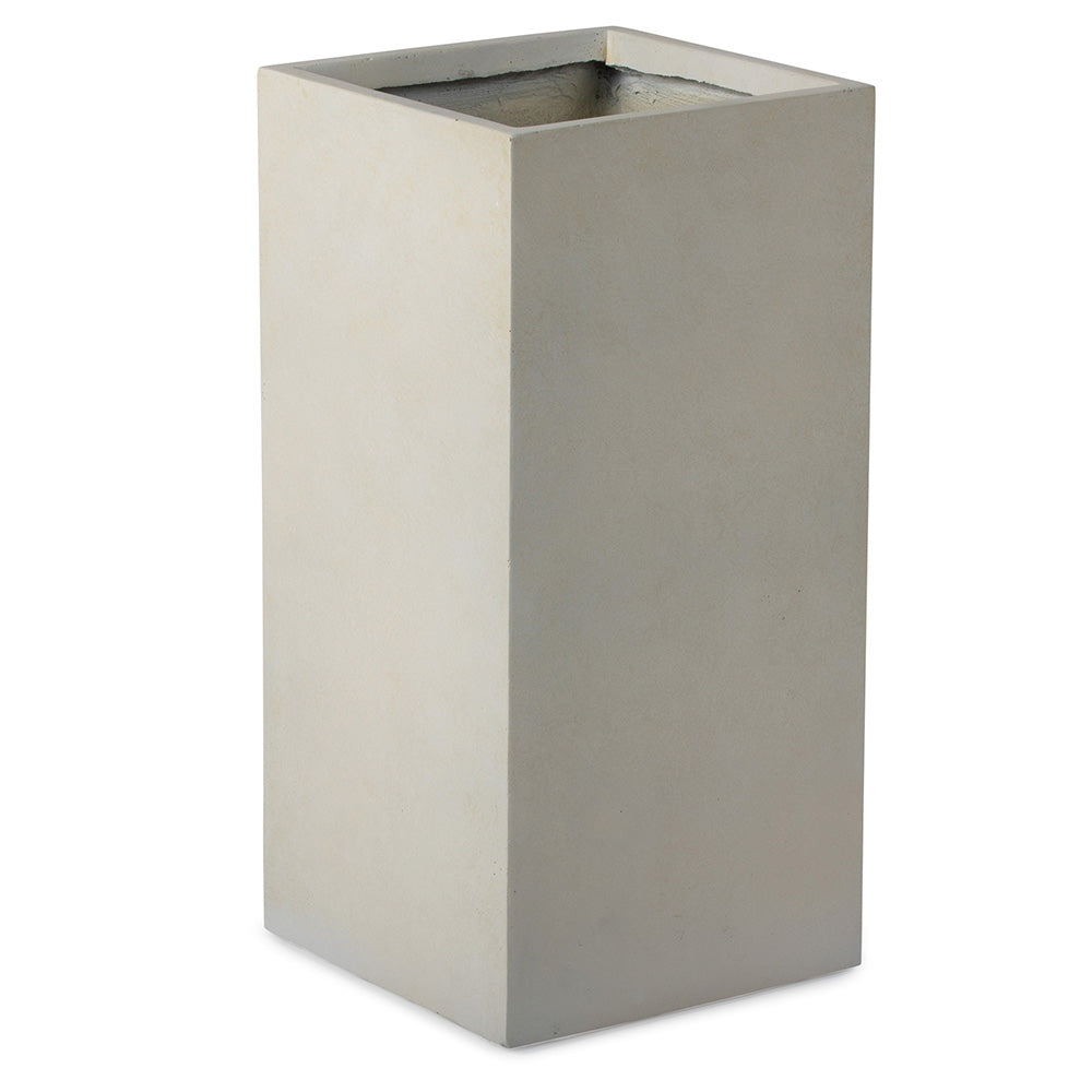 Onyx Tall Box Planters | Satin Ivory / 27.25in - view 15
