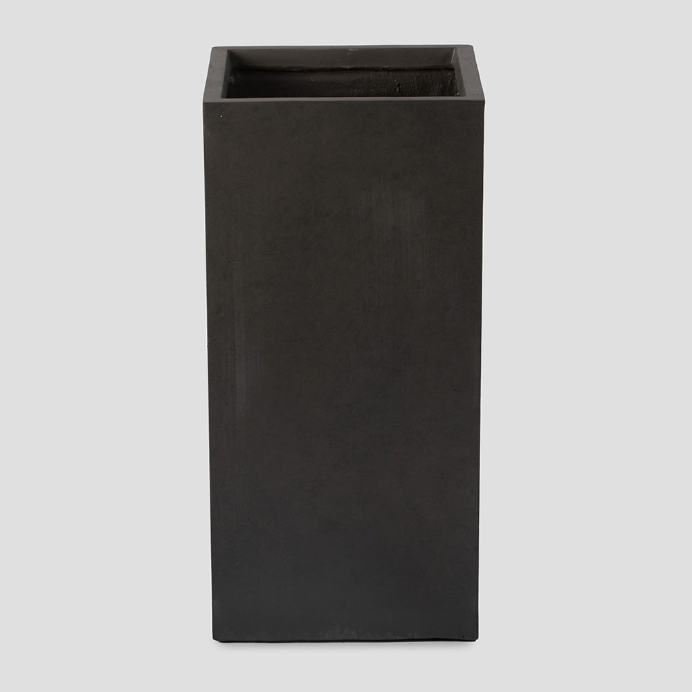 Onyx Tall Box Planters | Charcoal / 27.25in - view 23