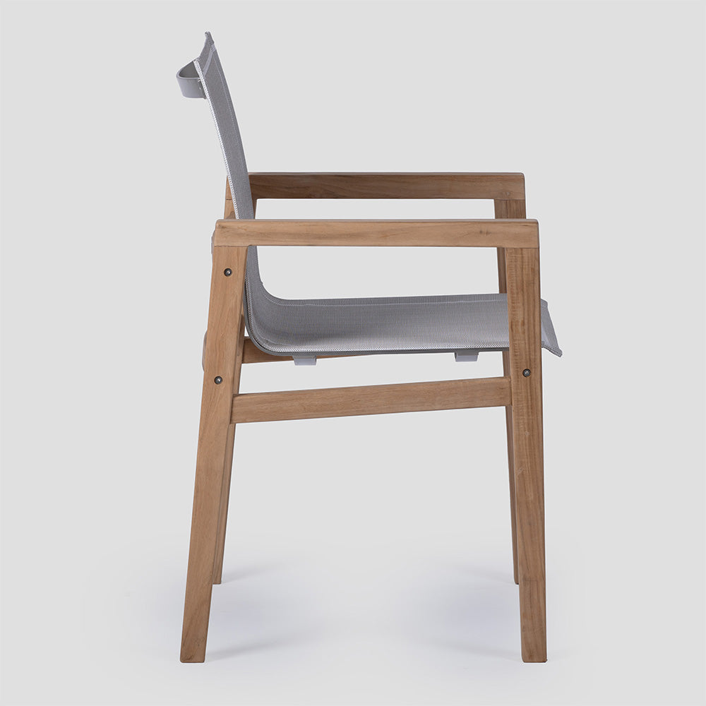 Grade A Teak Sling Dining Chair