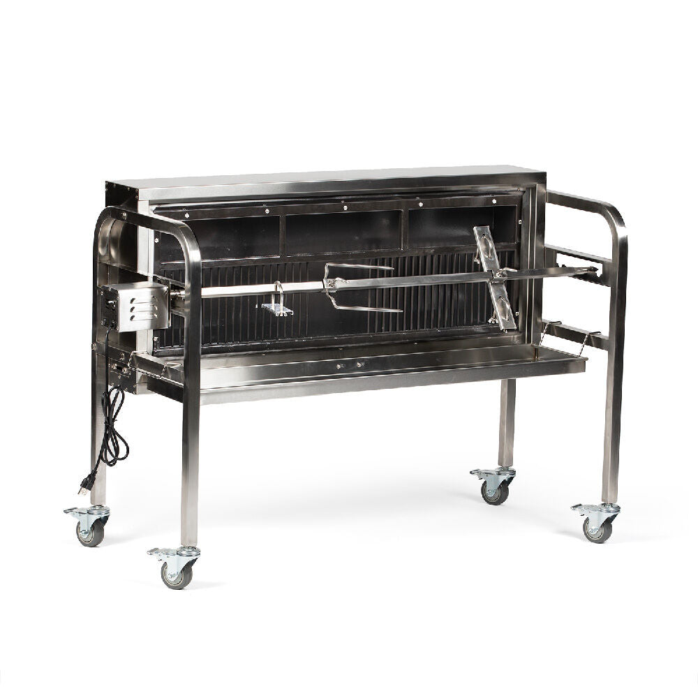 Scratch and Dent - 48" Charcoal Spit Rotisserie Roaster - Stainless Steel Pig, Boar & Hunting Grill - FINAL SALE - view 1