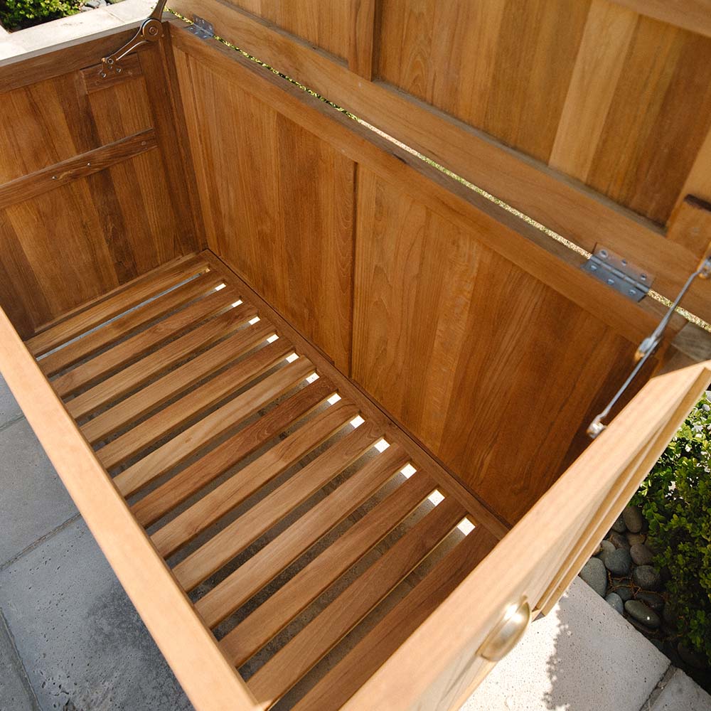 Grade A Teak Storage Chest - view 5