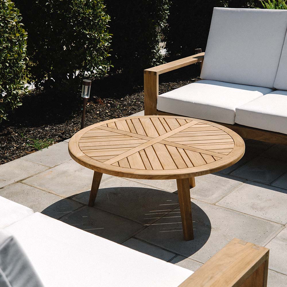 Grade A Teak Round Coffee Table