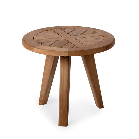 Grade A Teak Round End Table view 1