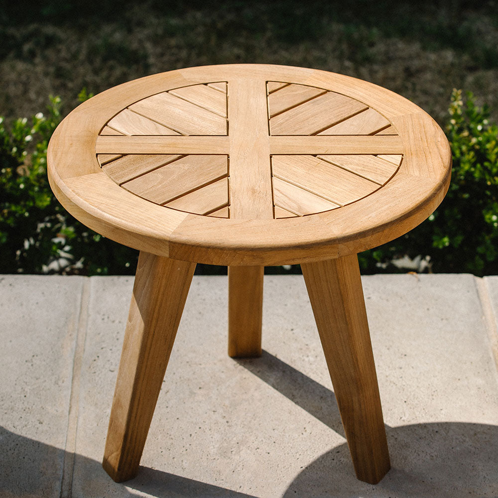 Grade A Teak Round End Table