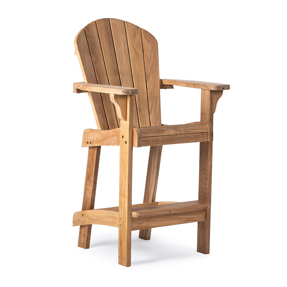 Grade A Teak Adirondack Bar Chair - view 1