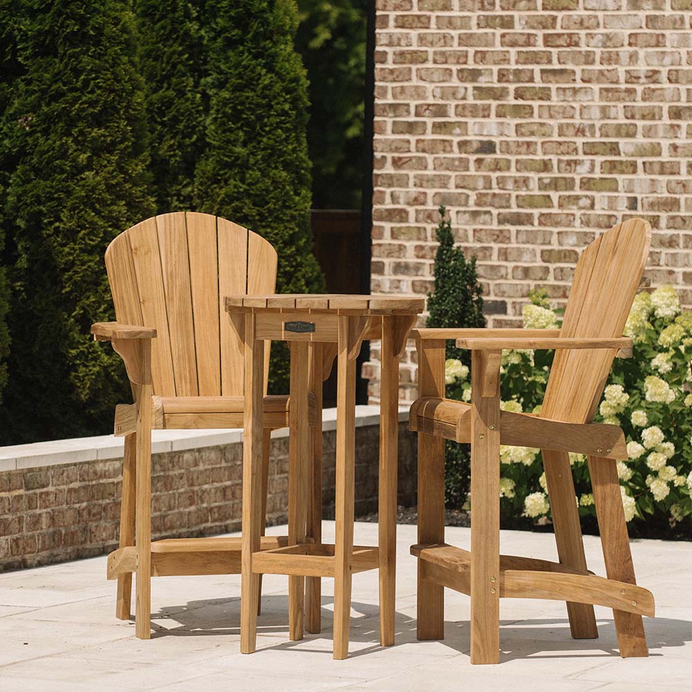 Grade A Teak Adirondack Bar Chair - view 7