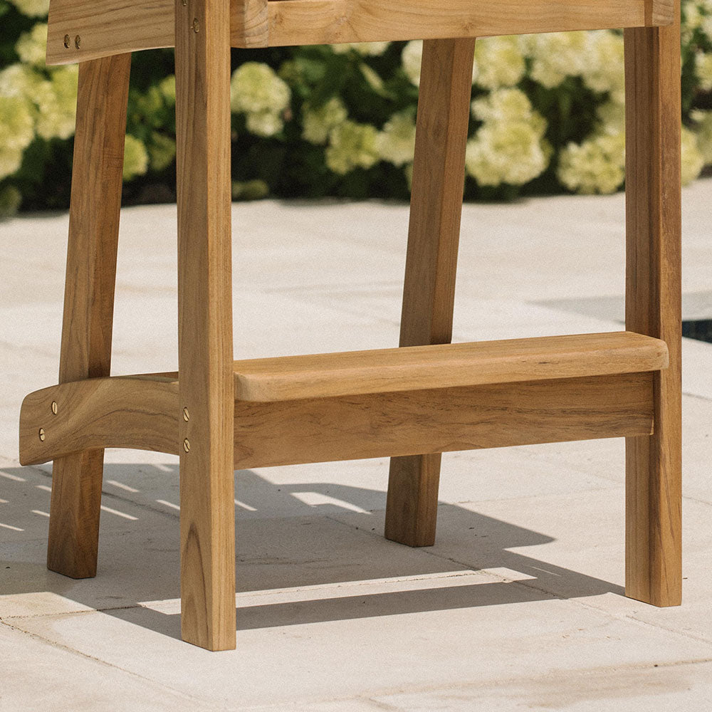 Grade A Teak Adirondack Bar Chair