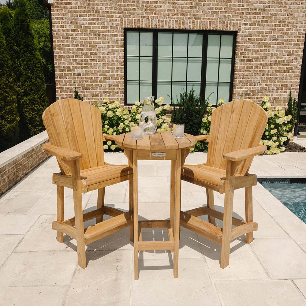 Grade A Teak Adirondack Bar Chair