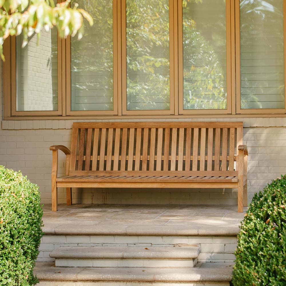 Grade A Teak Lounge Bench