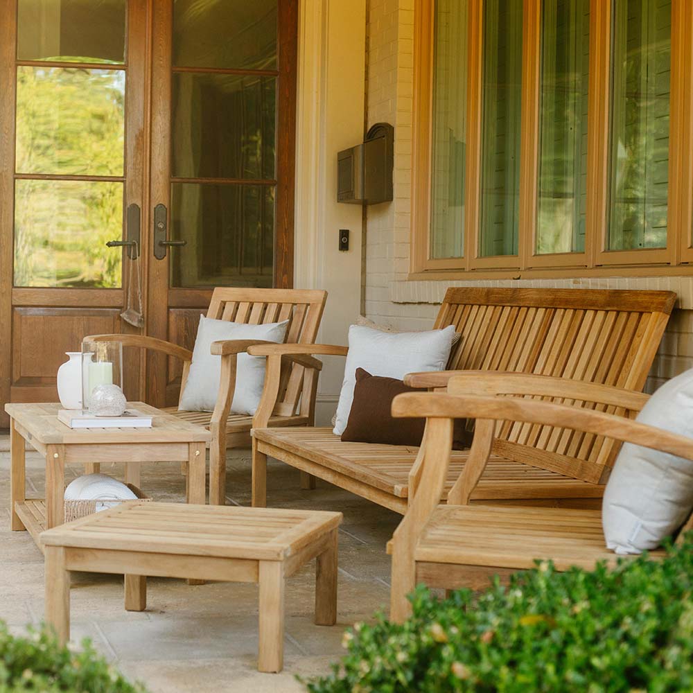 Grade A Teak Lounge Bench