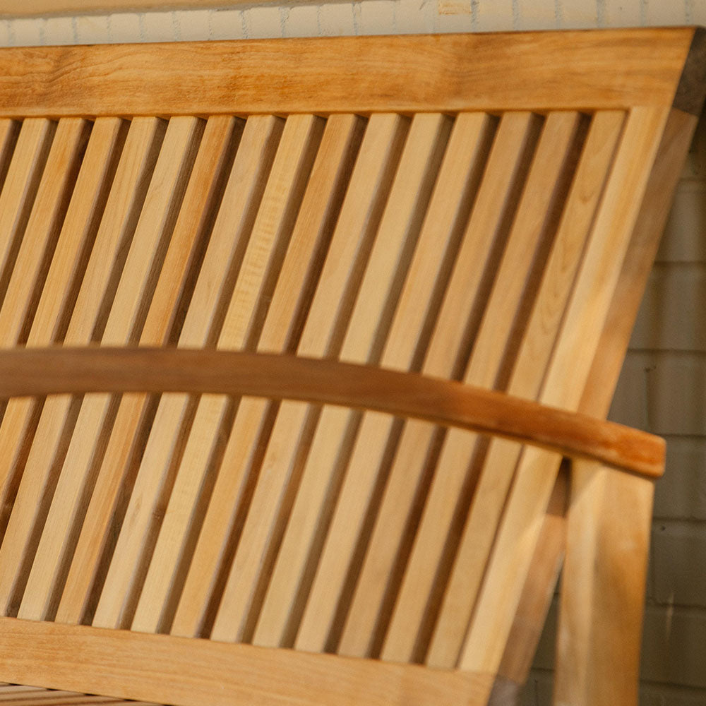 Grade A Teak Lounge Bench