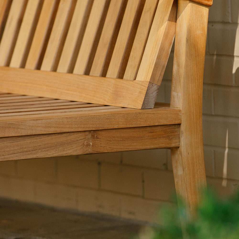 Grade A Teak Lounge Bench - view 8