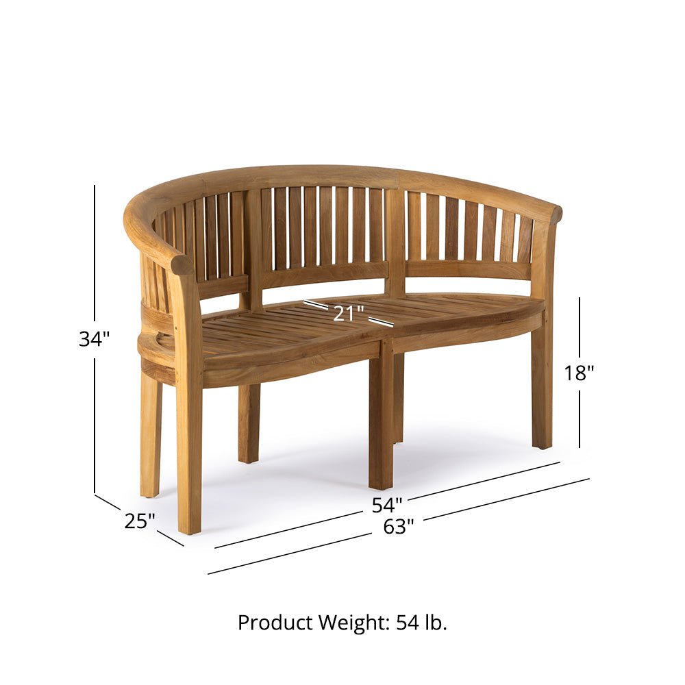 Charleston Grade A Teak Bench