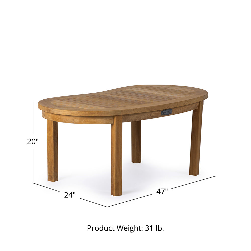 Charleston Grade A Teak Coffee Table - view 10
