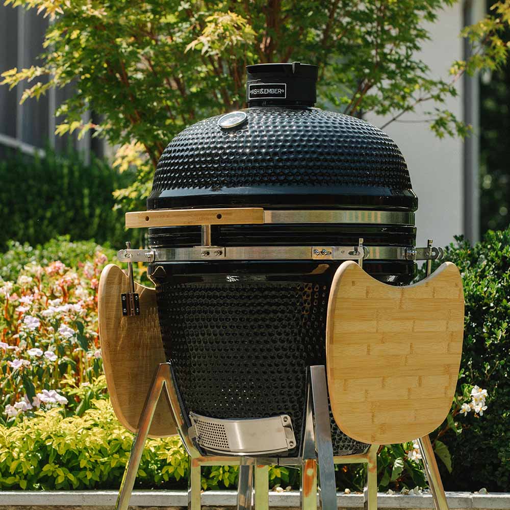 18" Kamado Grill With Base - view 2