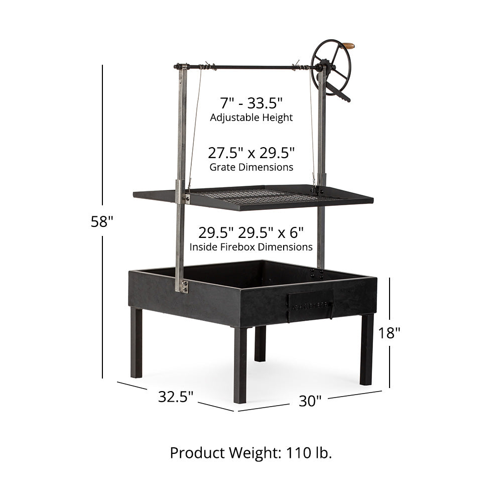 Adjustable Asado Grill | Patio - view 18
