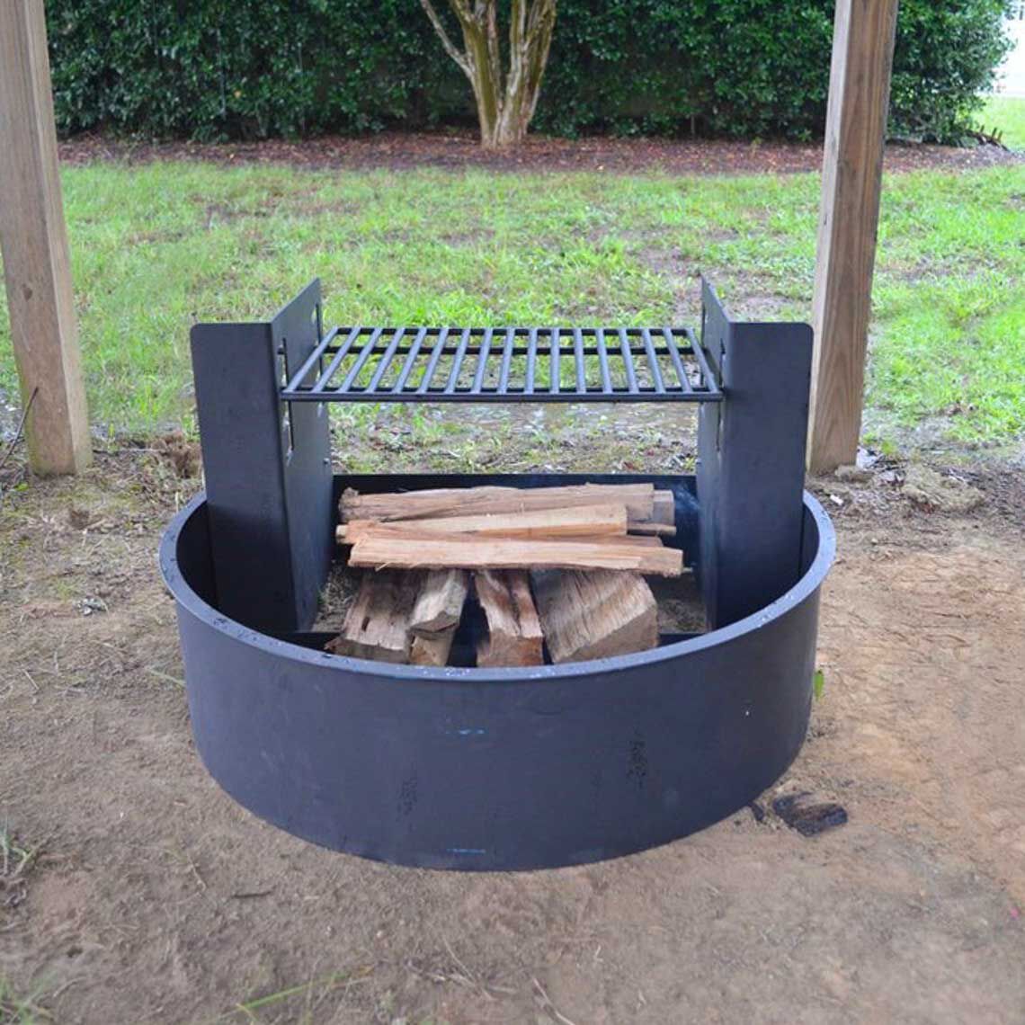 Scratch and Dent - 31” Fire Ring with Adjustable Grate - FINAL SALE - view 4