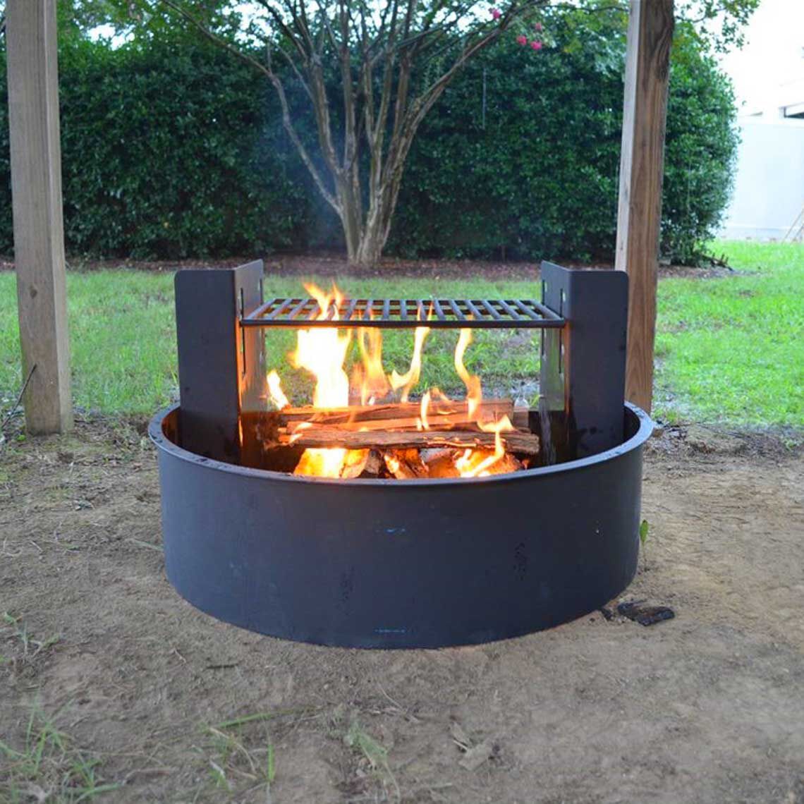 Scratch and Dent - 31” Fire Ring with Adjustable Grate - FINAL SALE - view 5