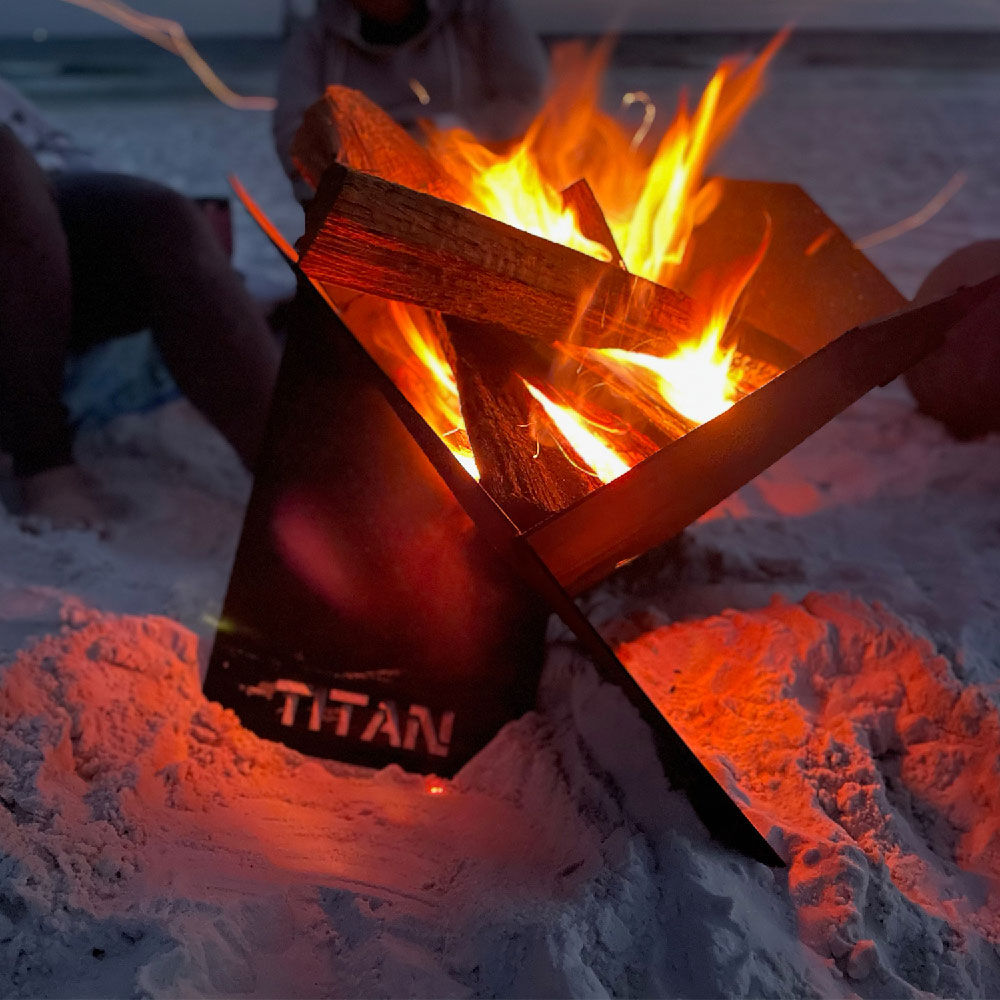 Scratch and Dent - Portable Pop-Up Fire Pit w/ Carrying Bag - FINAL SALE