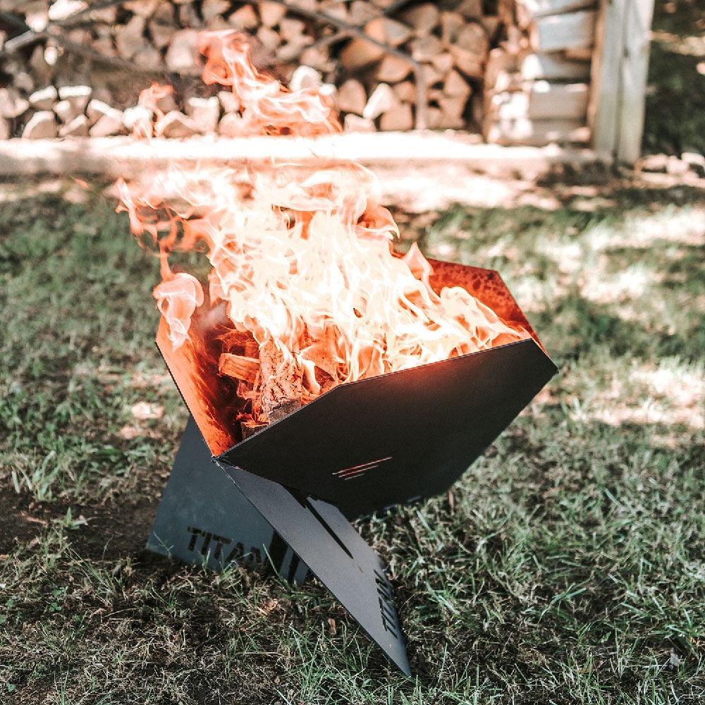 Scratch and Dent - Portable Pop-Up Fire Pit w/ Carrying Bag - FINAL SALE