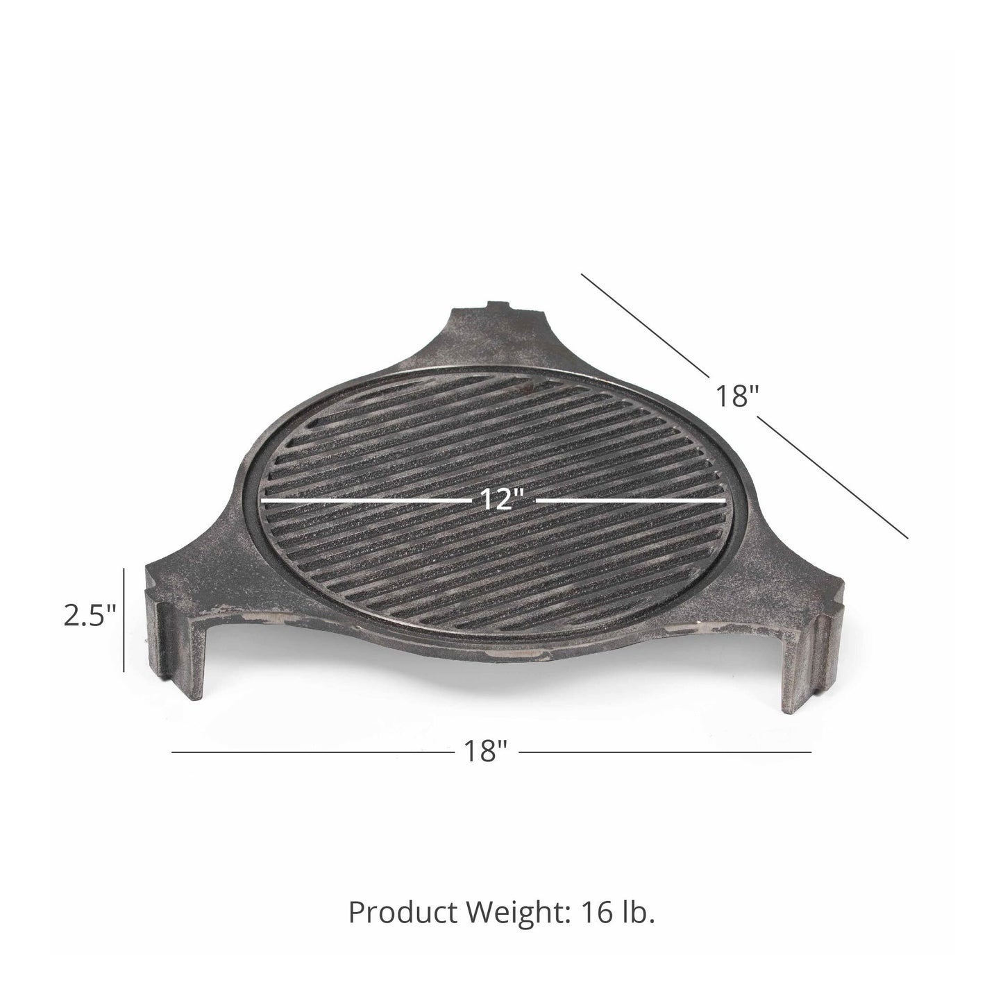 18" Cast Iron Plate Setter Fits Large BGE V2 - view 8