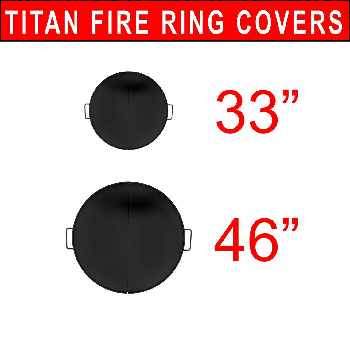 SCRATCH AND DENT - 46" Fire Ring Cover - FINAL SALE - view 5