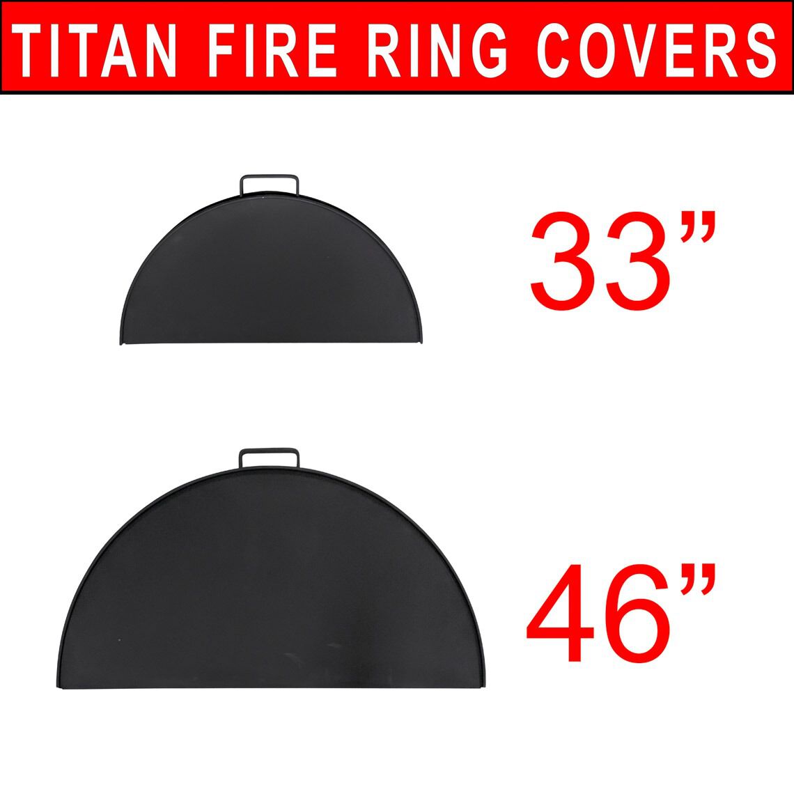 SCRATCH AND DENT - 46" Fire Ring Cover - FINAL SALE - view 6