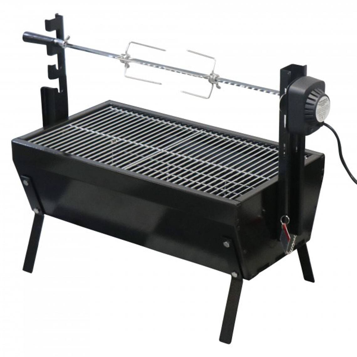 Scratch and Dent - 28" Stainless Steel Spit Rod Rotisserie Grill | v2 - FINAL SALE - view 1