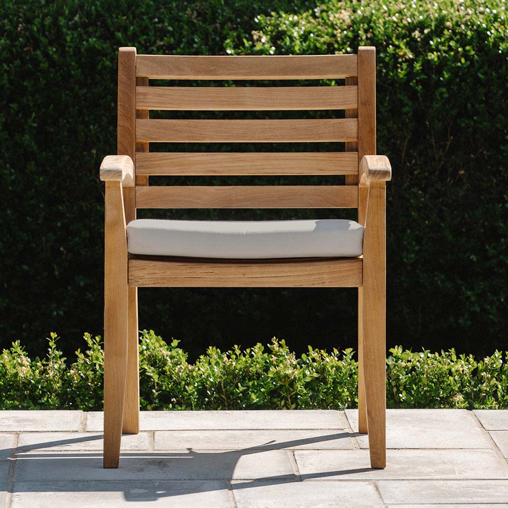 Sunbrella® Cushion for Sandhill Armchair | Cast Silver