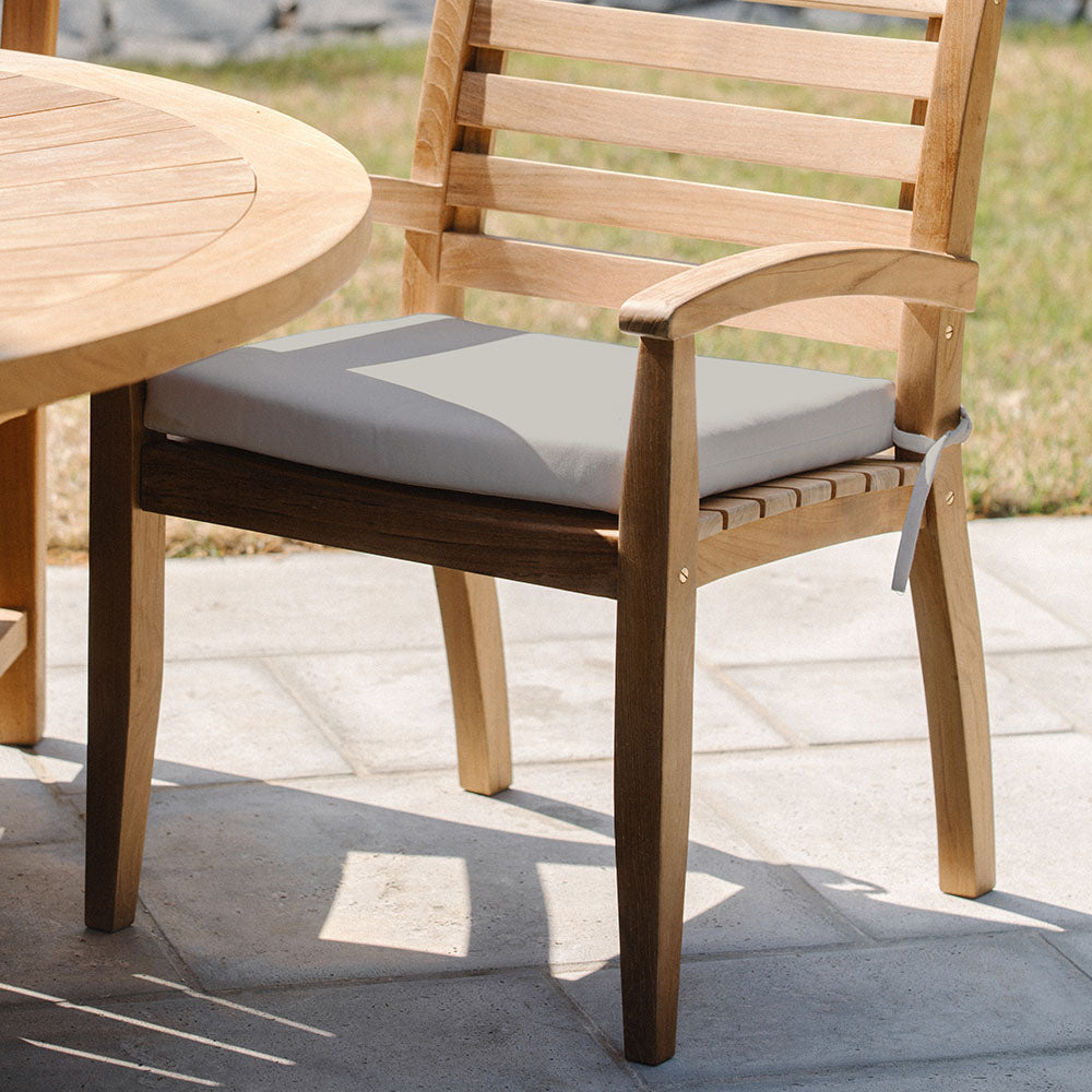 Sunbrella® Cushion for Sandhill Armchair | Cast Silver