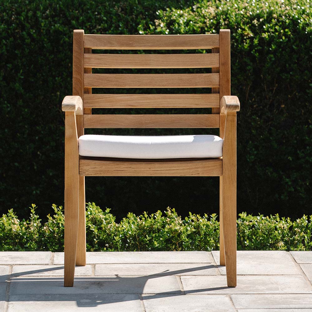 Sunbrella® Cushion for Sandhill Armchair | White - view 3