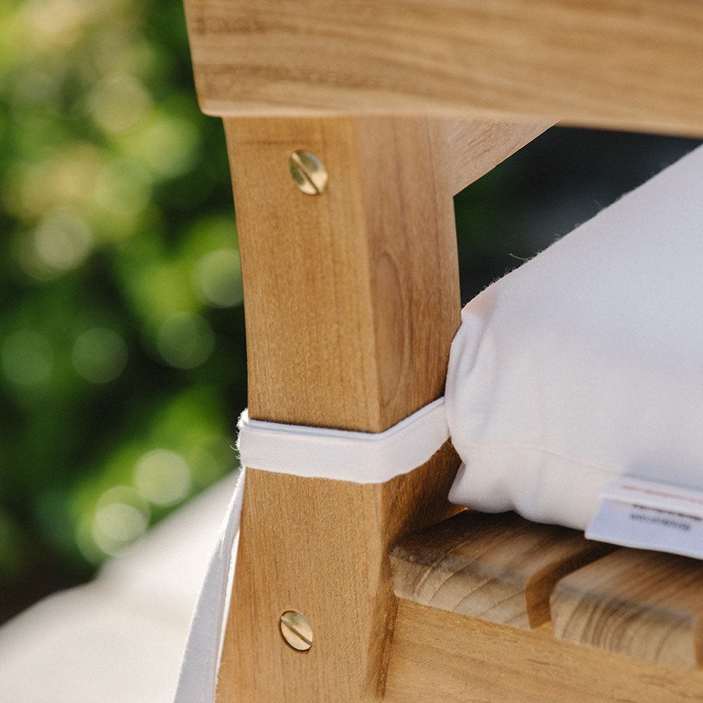 Sunbrella® Cushion for Sandhill Armchair | White - view 4