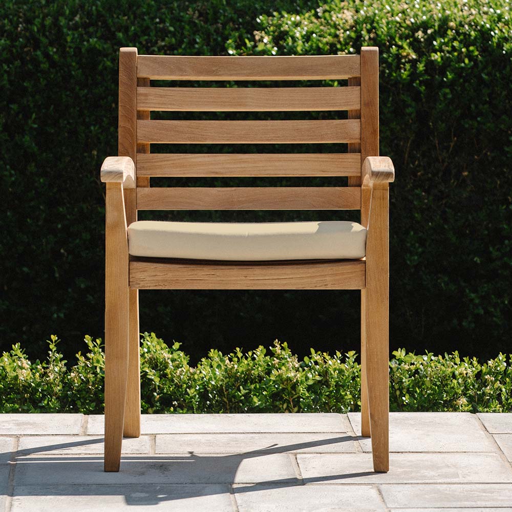 Sunbrella® Cushion for Sandhill Armchair | Antique Beige - view 15