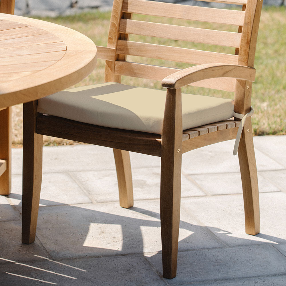 Sunbrella® Cushion for Sandhill Armchair | Antique Beige - view 17