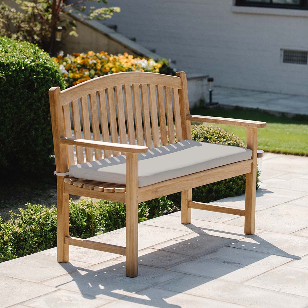 Sunbrella® Cushion for 4 FT Solstice Bench | Cast Silver - view 8