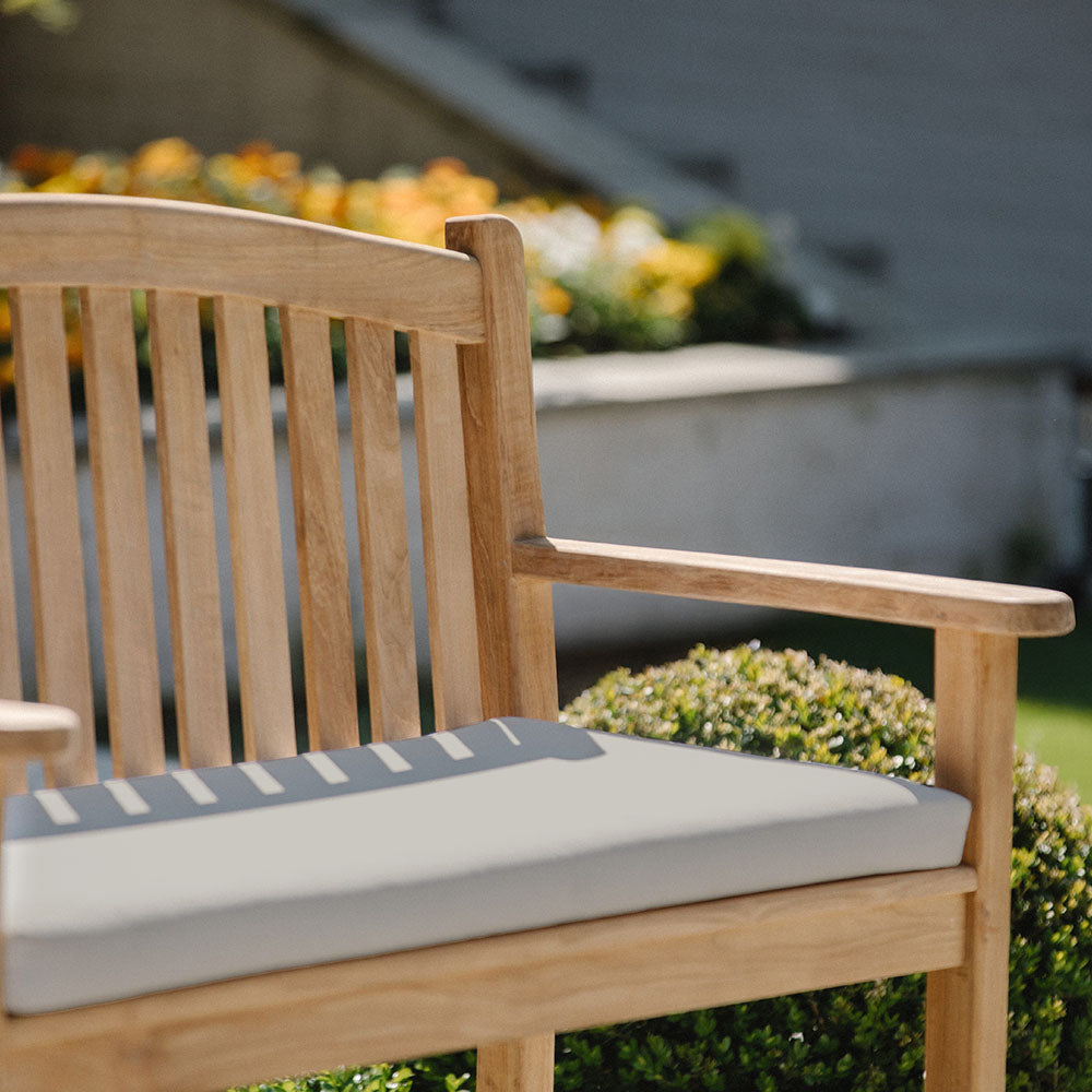 Sunbrella® Cushion for 4 FT Solstice Bench | Cast Silver - view 10