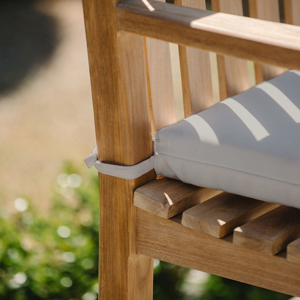 Sunbrella® Cushion for 4 FT Solstice Bench | Cast Silver - view 11
