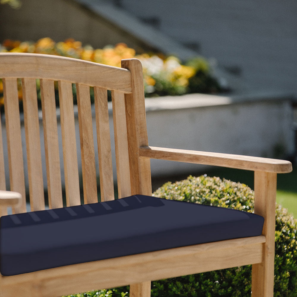 Sunbrella® Cushion for 4 FT Solstice Bench | Navy Blue