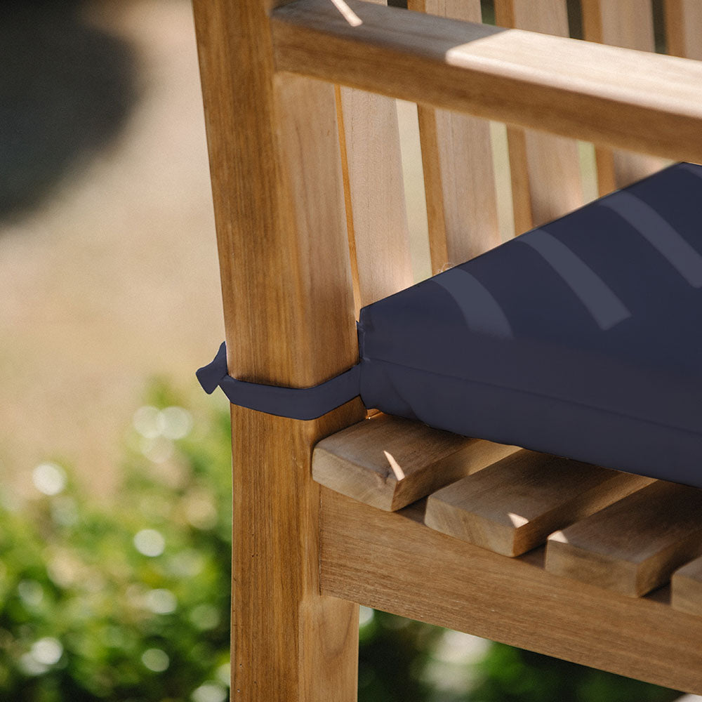 Sunbrella® Cushion for 4 FT Solstice Bench | Navy Blue