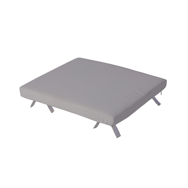 Sunbrella® Cushion for Adirondack Ottoman | Cast Silver